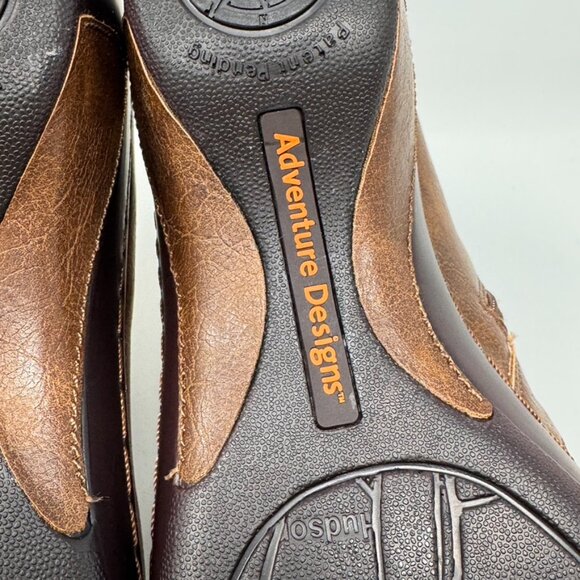 JBU Jambo Design Womens Brown Vegan Leather Laser Cut Side Zip Bootie   Size 11 - Picture 12 of 12